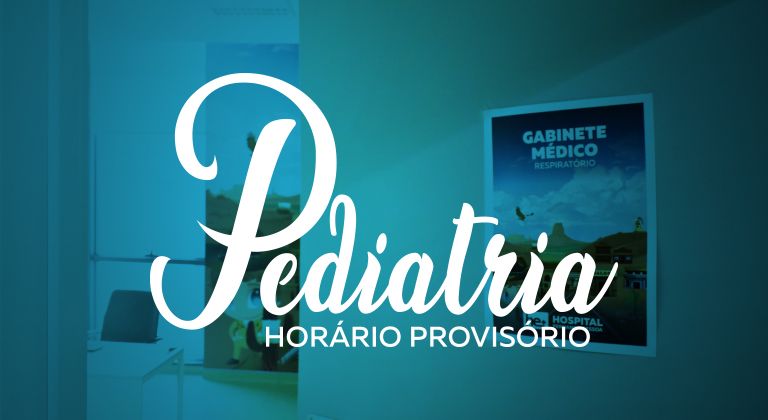 HORÁRIO DE ATENDIMENTO PEDIÁTRICO